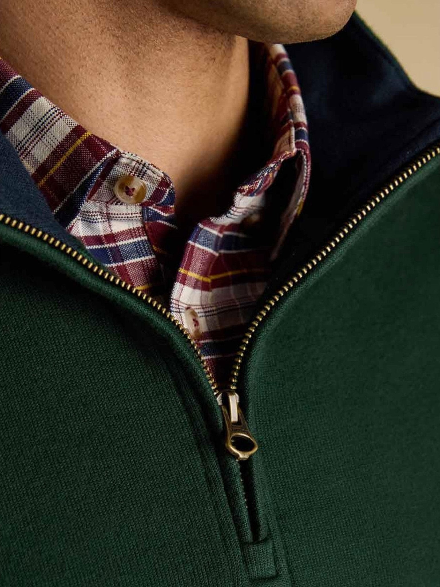 Joules - Alistair 1/4 Zip Mens Sweatshirt - 1/4 Zip / Pullover - 100% Cotton Joules