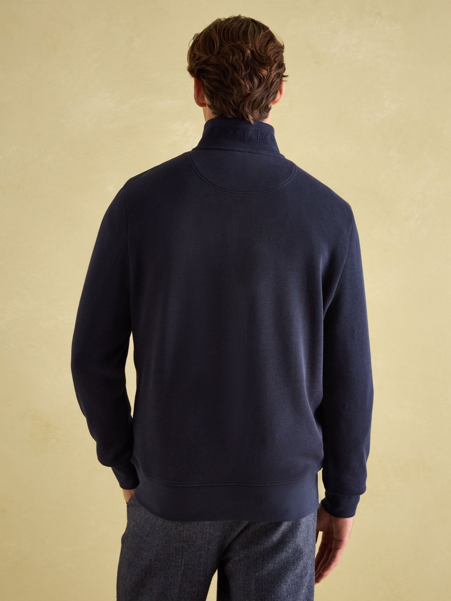 Joules - Joules Alistair 1/4 Zip Mens Sweatshirt - 1/4 Zip / Pullover - 100% Cotton
