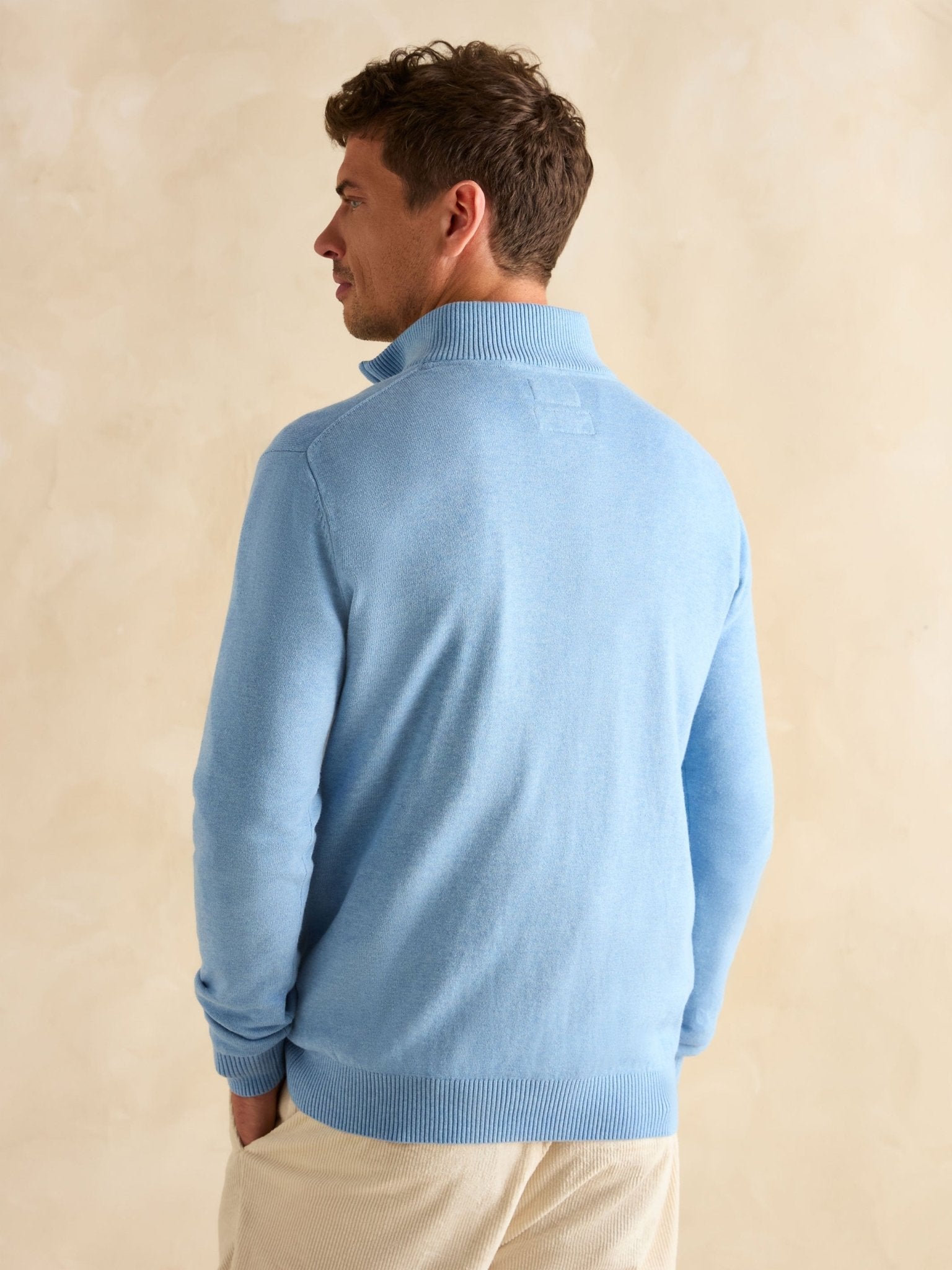 Joules - Joules Hillside Mens Jumper - 1/4 Zip / Pullover /Sweater - 100% Cotton