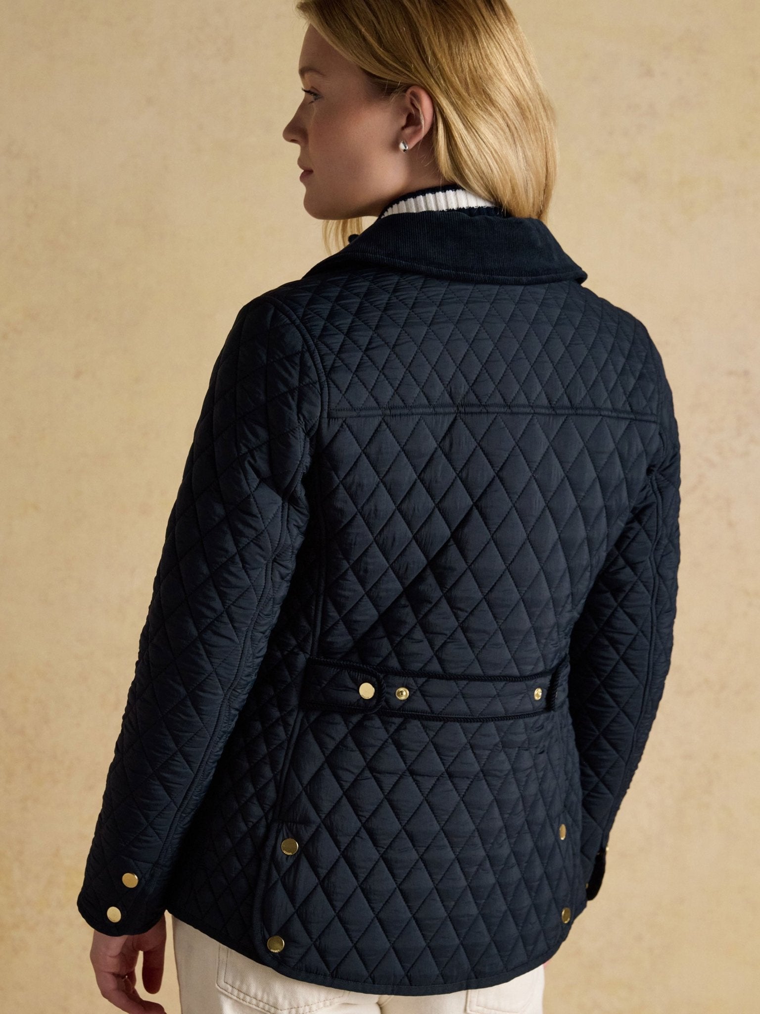 Joules Ladies Highclere Quilted Jacket - Womens padded coat Joules