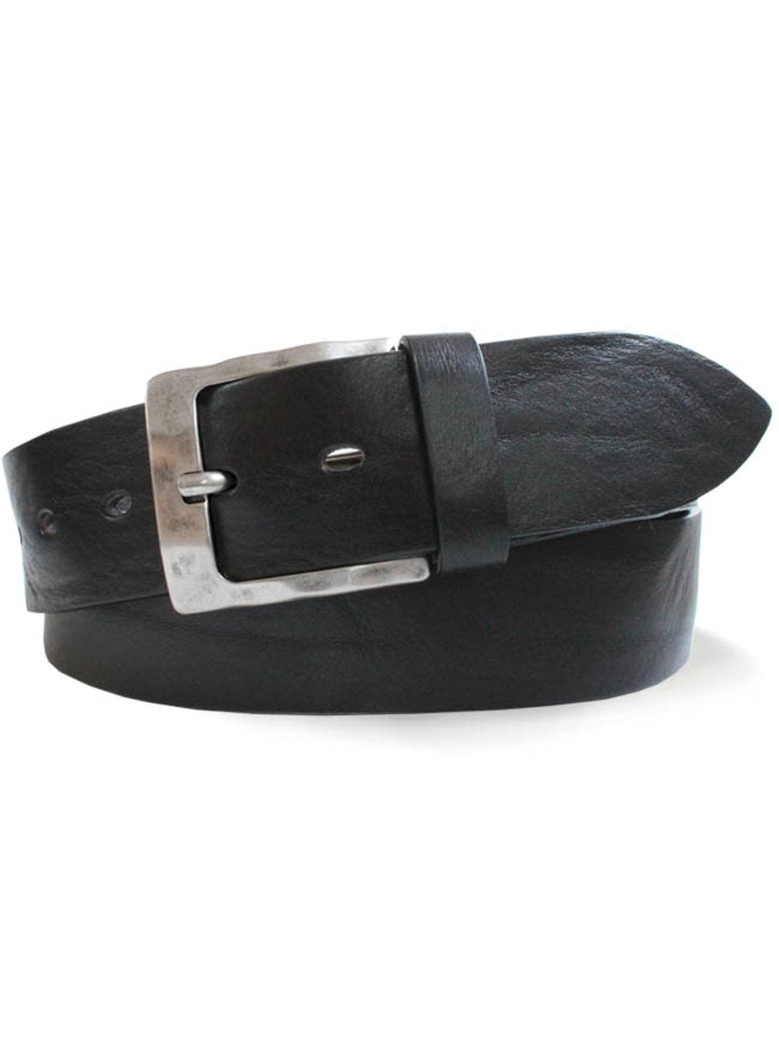 Robert Charles Belts - 6307 Burnished Mens Leather Belt - 40mm leather width - Made in Italy