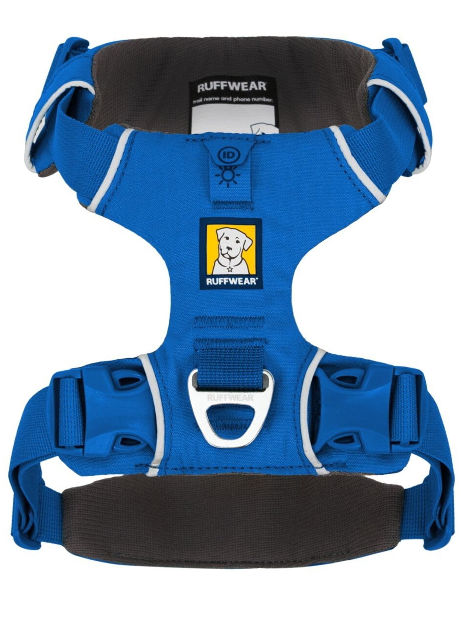 Ruffwear - Front Range Dog Harness, Reflective Y Harness, Adjustable Comfortable Padded Everyday Harness, 2 Lead Attachments & V Ring