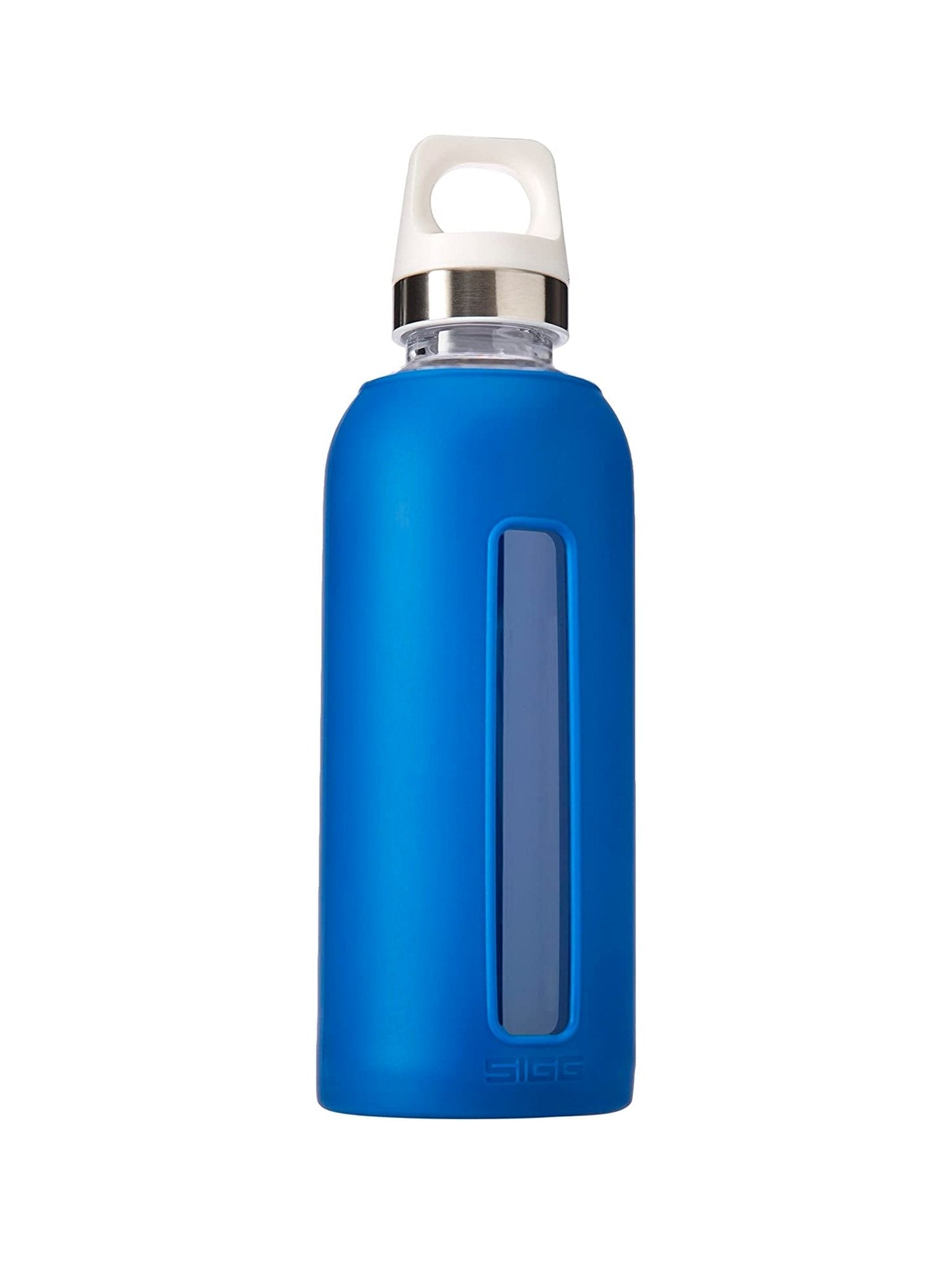 SIGG - Star Water Bottle, Leak - Proof Glass Bottle, Heat - Resistant with Silicone Case