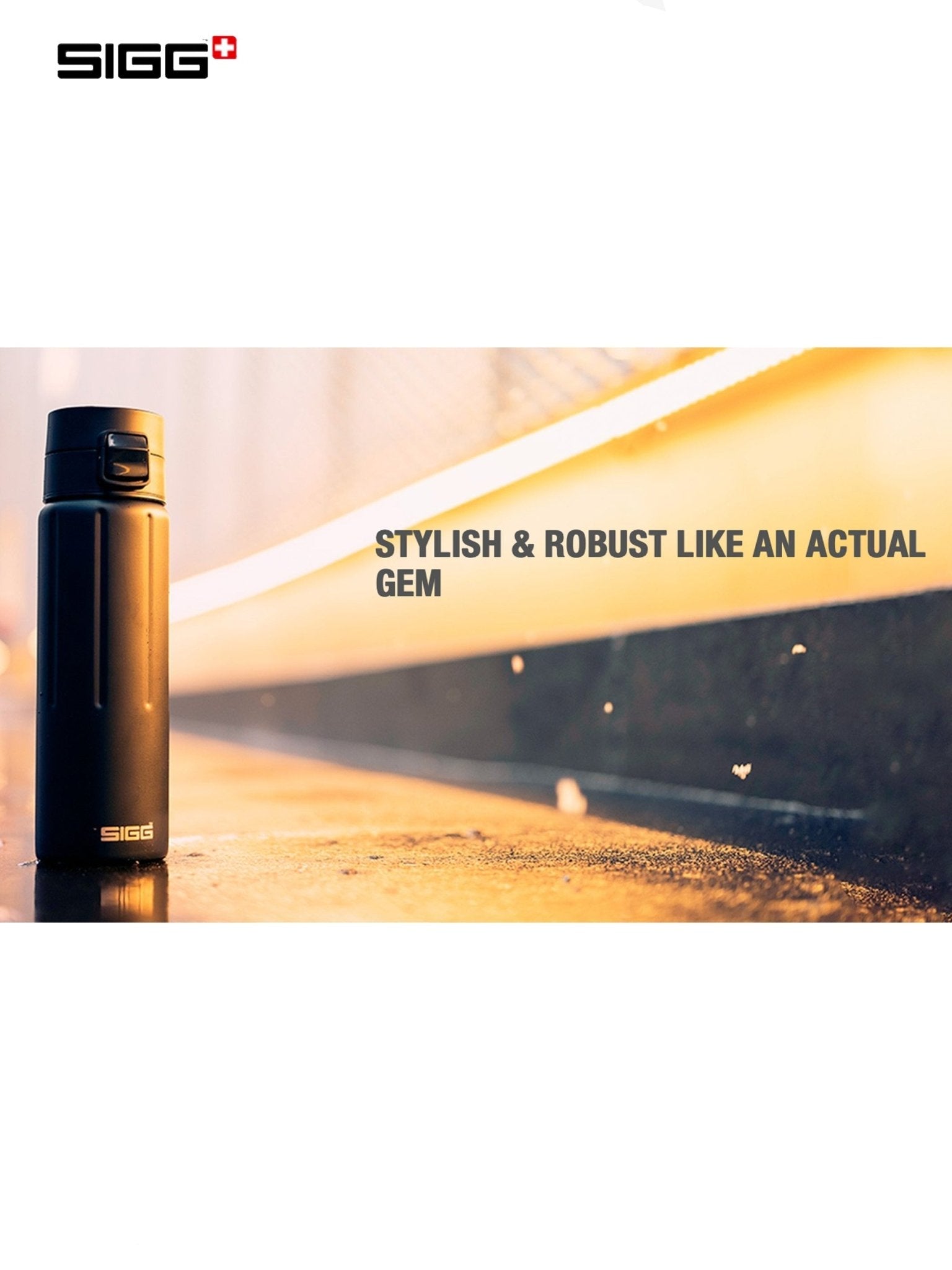 SIGG - Thermo Flask Gemstone IBT Obsidian