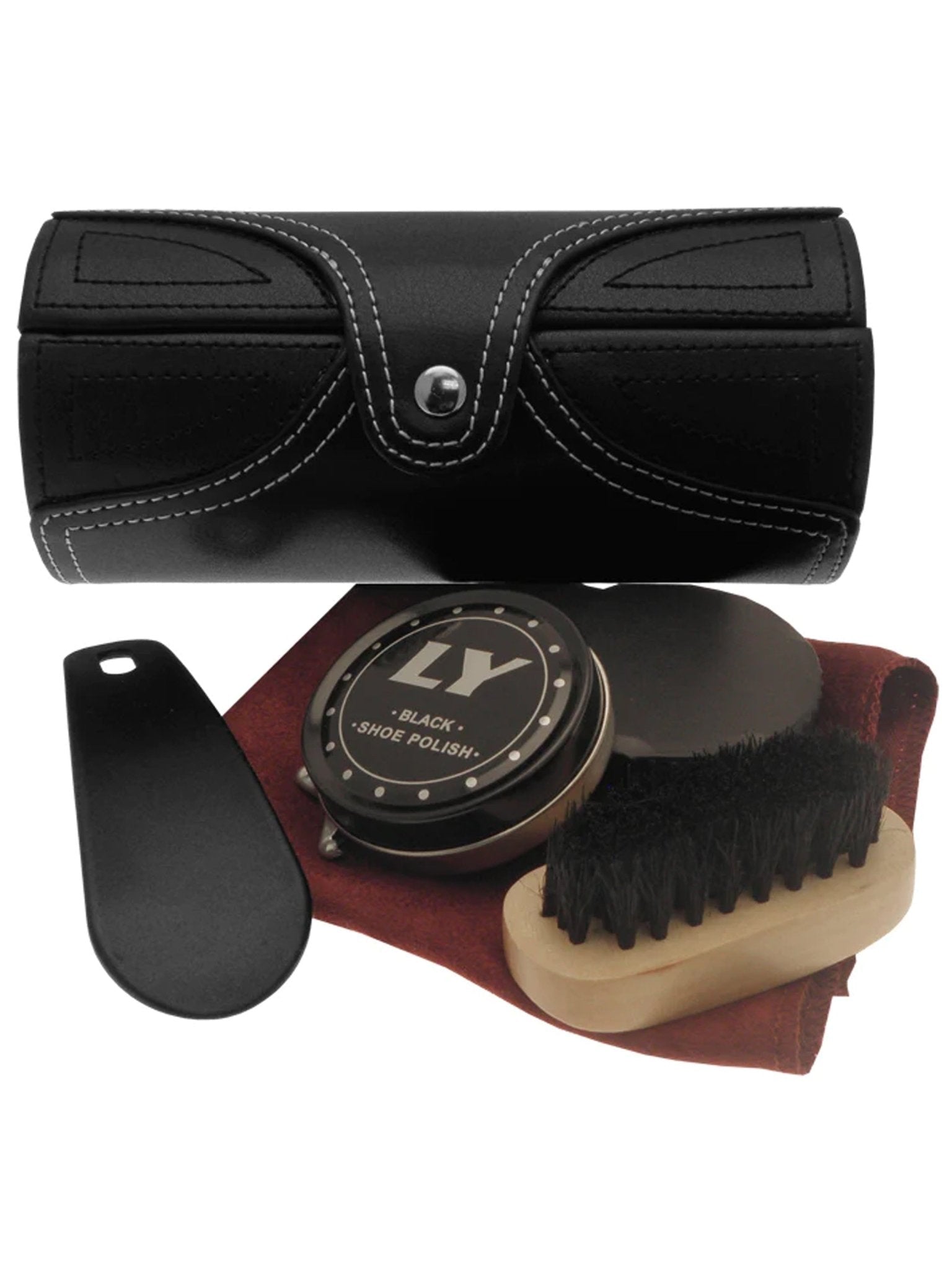 British Bag Company - 5 Piece Barrel Shoe cleaning and care Kit