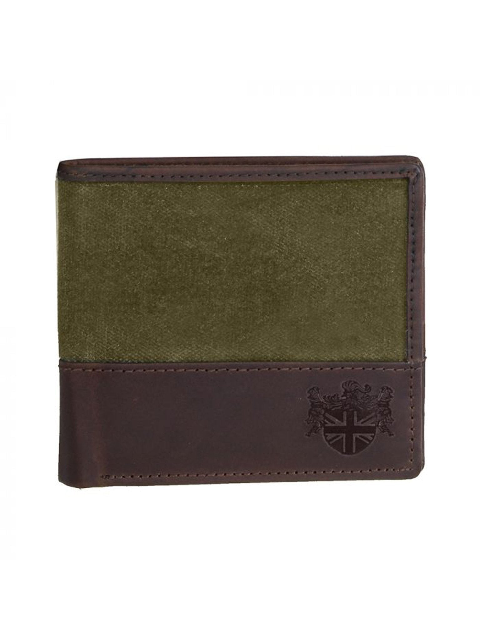 The British Bag Company - Navigator Brown Waxed Canvas Wallet