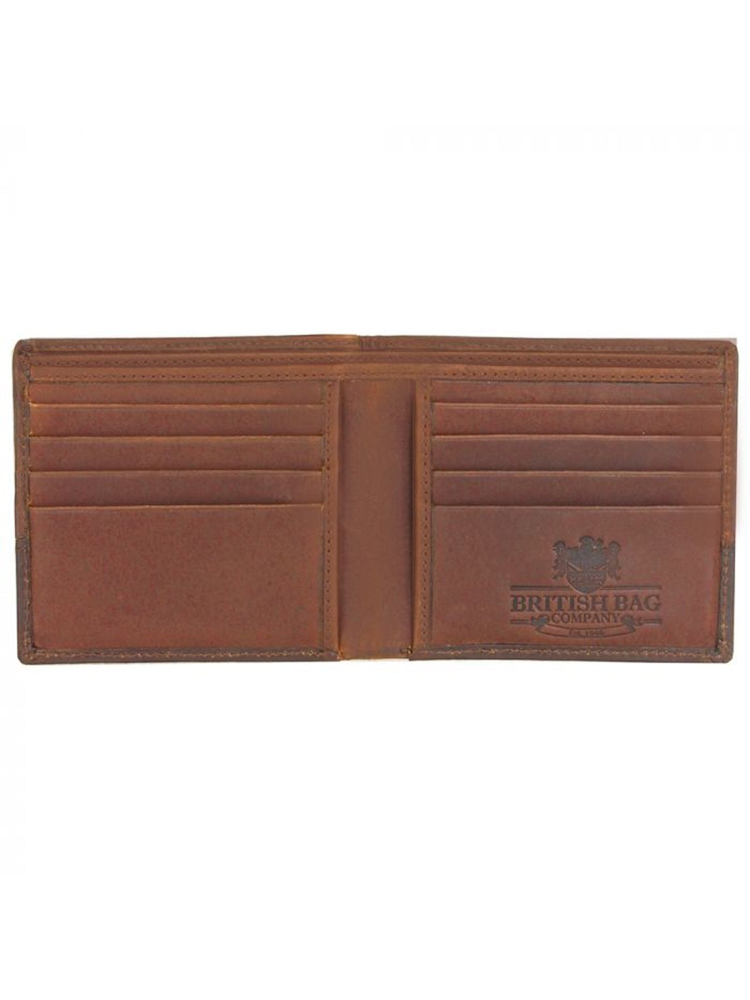 The British Bag Company - Navigator Brown Waxed Canvas Wallet